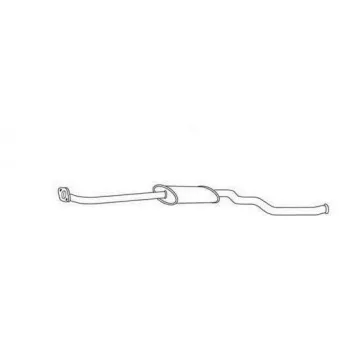 MOTRIO 8671093206 - Silencieux avant