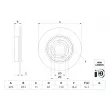 Jeu de 2 disques de frein arrière BOSCH [0 986 479 H60]