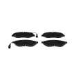 BOSCH 0 986 424 994 - Jeu de 4 plaquettes de frein avant