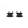 BOSCH 0 986 460 049 - Jeu de 4 plaquettes de frein arrière