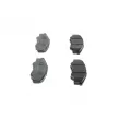 BOSCH 0 986 494 425 - Jeu de 4 plaquettes de frein avant