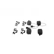 BOSCH 0 986 494 717 - Jeu de 4 plaquettes de frein arrière