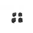 BOSCH 0 986 494 743 - Jeu de 4 plaquettes de frein arrière