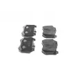 BOSCH 0 986 494 777 - Jeu de 4 plaquettes de frein avant