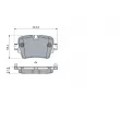 BOSCH 0 986 494 874 - Jeu de 4 plaquettes de frein avant