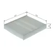 BOSCH 1 987 435 169 - Filtre, air de l'habitacle