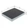 BOSCH 1 987 435 619 - Filtre, air de l'habitacle