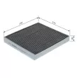 BOSCH 1 987 435 622 - Filtre, air de l'habitacle