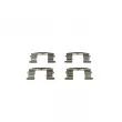 BOSCH 1 987 474 361 - Kit d'accessoires, plaquette de frein à disque