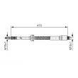 BOSCH 1 987 476 951 - Flexible de frein