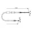 BOSCH 1 987 477 384 - Tirette à câble, frein de stationnement