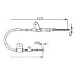 BOSCH 1 987 477 403 - Tirette à câble, frein de stationnement