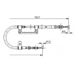 BOSCH 1 987 477 501 - Tirette à câble, frein de stationnement