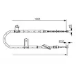 BOSCH 1 987 477 611 - Tirette à câble, frein de stationnement