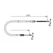 BOSCH 1 987 477 641 - Tirette à câble, frein de stationnement