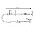 BOSCH 1 987 477 771 - Tirette à câble, frein de stationnement