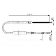 BOSCH 1 987 477 808 - Tirette à câble, frein de stationnement