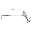 BOSCH 1 987 477 871 - Tirette à câble, frein de stationnement