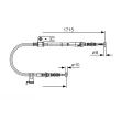 BOSCH 1 987 477 916 - Tirette à câble, frein de stationnement