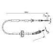 BOSCH 1 987 477 941 - Tirette à câble, frein de stationnement