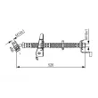 BOSCH 1 987 481 126 - Flexible de frein
