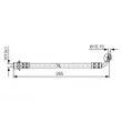 BOSCH 1 987 481 128 - Flexible de frein