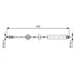 BOSCH 1 987 481 398 - Flexible de frein