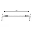 BOSCH 1 987 481 412 - Flexible de frein