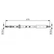 BOSCH 1 987 481 450 - Flexible de frein