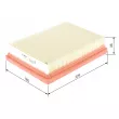 BOSCH F 026 400 358 - Filtre à air
