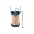 BOSCH F 026 402 254 - Filtre à carburant