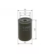 BOSCH F 026 407 248 - Filtre à huile