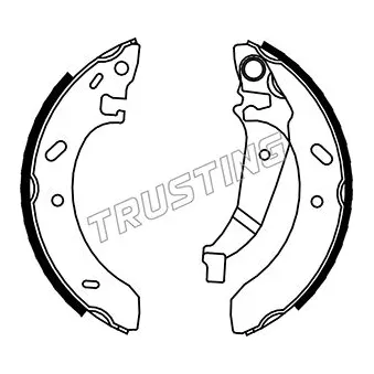 TRUSTING 023.005 - Jeu de mâchoires de frein