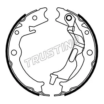 Jeu de mâchoires de frein, frein de stationnement TRUSTING OEM 5460086Z00
