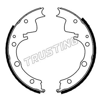 Jeu de mâchoires de frein TRUSTING 034.087