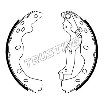 Jeu de mâchoires de frein TRUSTING OEM 71747587