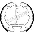 Jeu de mâchoires de frein, frein de stationnement TRUSTING [052.128K]