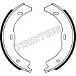 Jeu de mâchoires de frein, frein de stationnement TRUSTING [052.138]