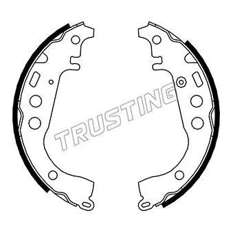 Jeu de mâchoires de frein TRUSTING OEM 0449552020
