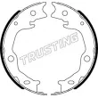 Jeu de mâchoires de frein, frein de stationnement TRUSTING [115.341]