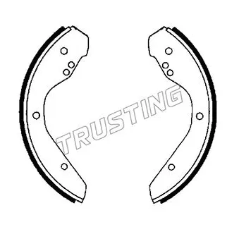Jeu de mâchoires de frein TRUSTING OEM 311698075