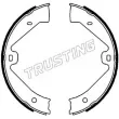 TRUSTING 124.289 - Jeu de mâchoires de frein, frein de stationnement