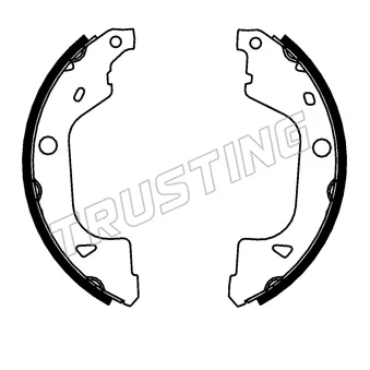 Jeu de mâchoires de frein TRUSTING [253.775]