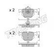 Jeu de 4 plaquettes de frein avant TRUSTING [660.0]