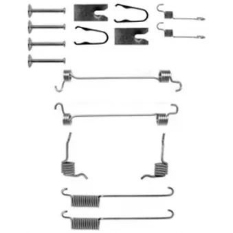 TRUSTING 9080 - Kit d'accessoires, mâchoire de frein