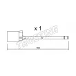 TRUSTING SU.015 - Contact d'avertissement, usure des plaquettes de frein