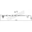 TRUSTING SU.228 - Contact d'avertissement, usure des plaquettes de frein