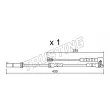 TRUSTING SU.311 - Contact d'avertissement, usure des plaquettes de frein