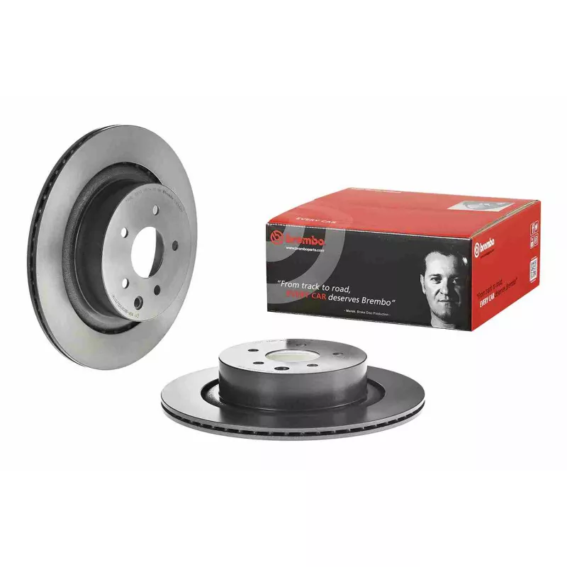 Jeu de 2 disques de frein arrière AP 20047 V - Visuel 1