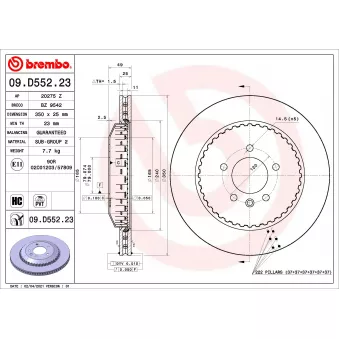 AP 20275 Z - Jeu de 2 disques de frein arrière